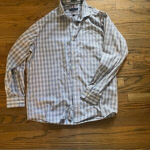 Tommy Hilfiger Plaid Button Down Shirt Size XL 17-17 1/2 34-35